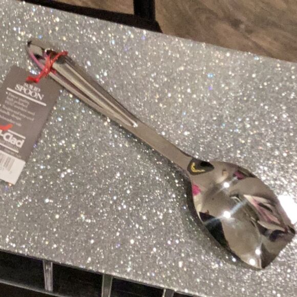 All Clad Cook & Serve Stainless Steel Solid Spoon - Picture 8 of 8